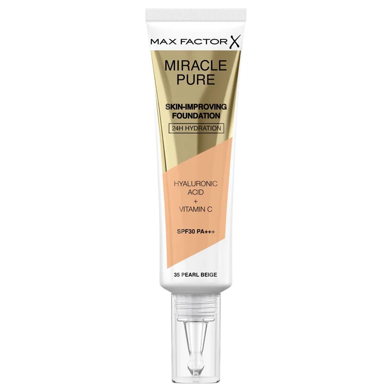 Max Factor Miracle Pure Foundation 35 Pearl Beige - Bild 1