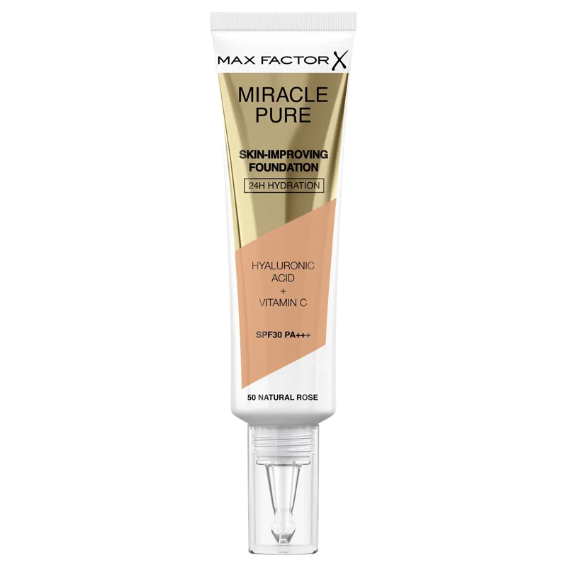 Max Factor Miracle Pure Foundation 50 Natural Rose - Bild 1